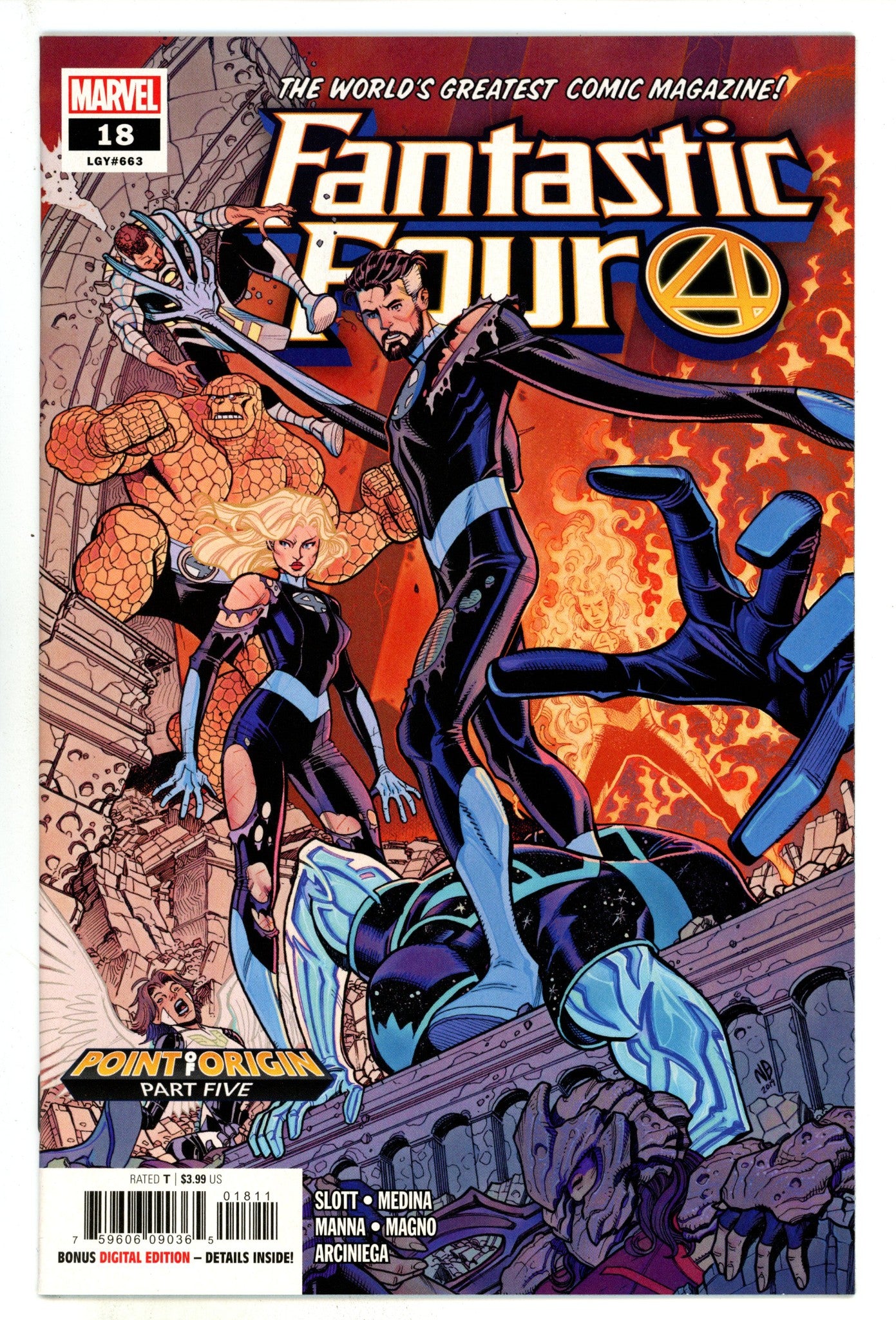 Fantastic Four Vol 6 18 (663) High Grade (2020) 