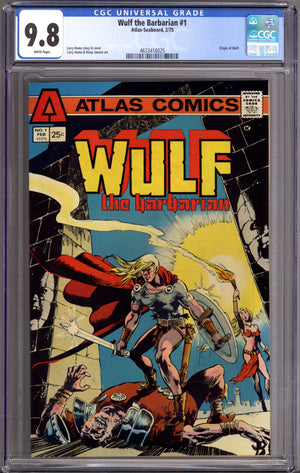 Wulf the Barbarian 1 CGC 9.8 (NM/M) (1975)