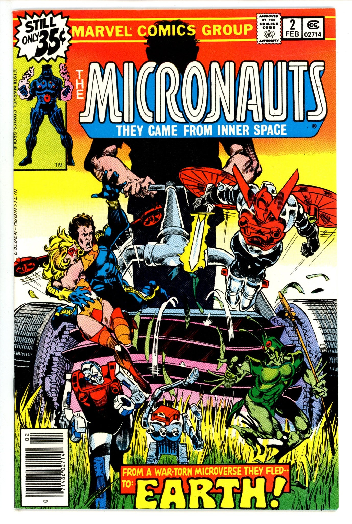 Micronauts Vol 1 2 Newsstand VF (1979)