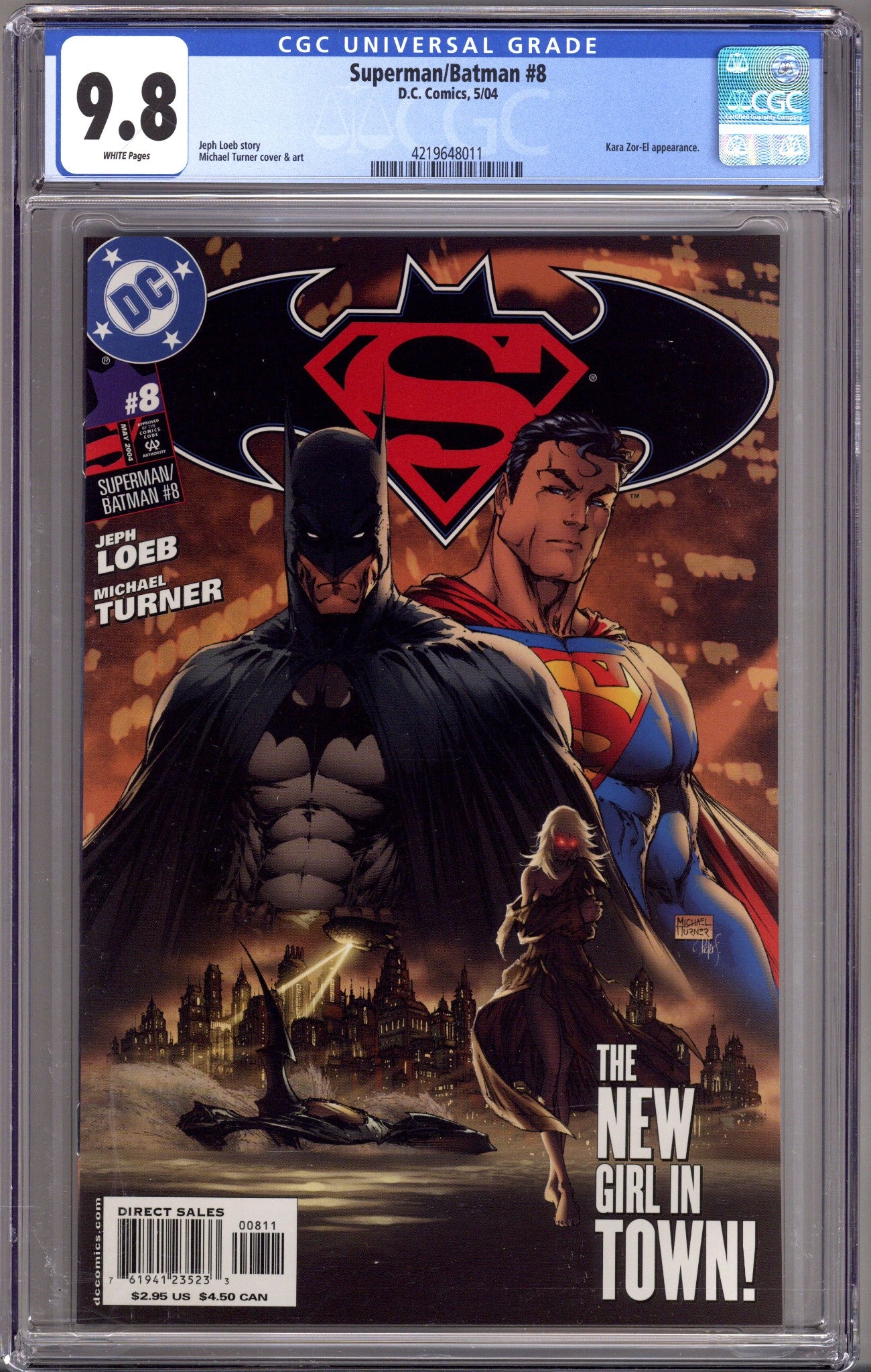 Superman / Batman 8 CGC 9.8 (NM/M) (2004) 