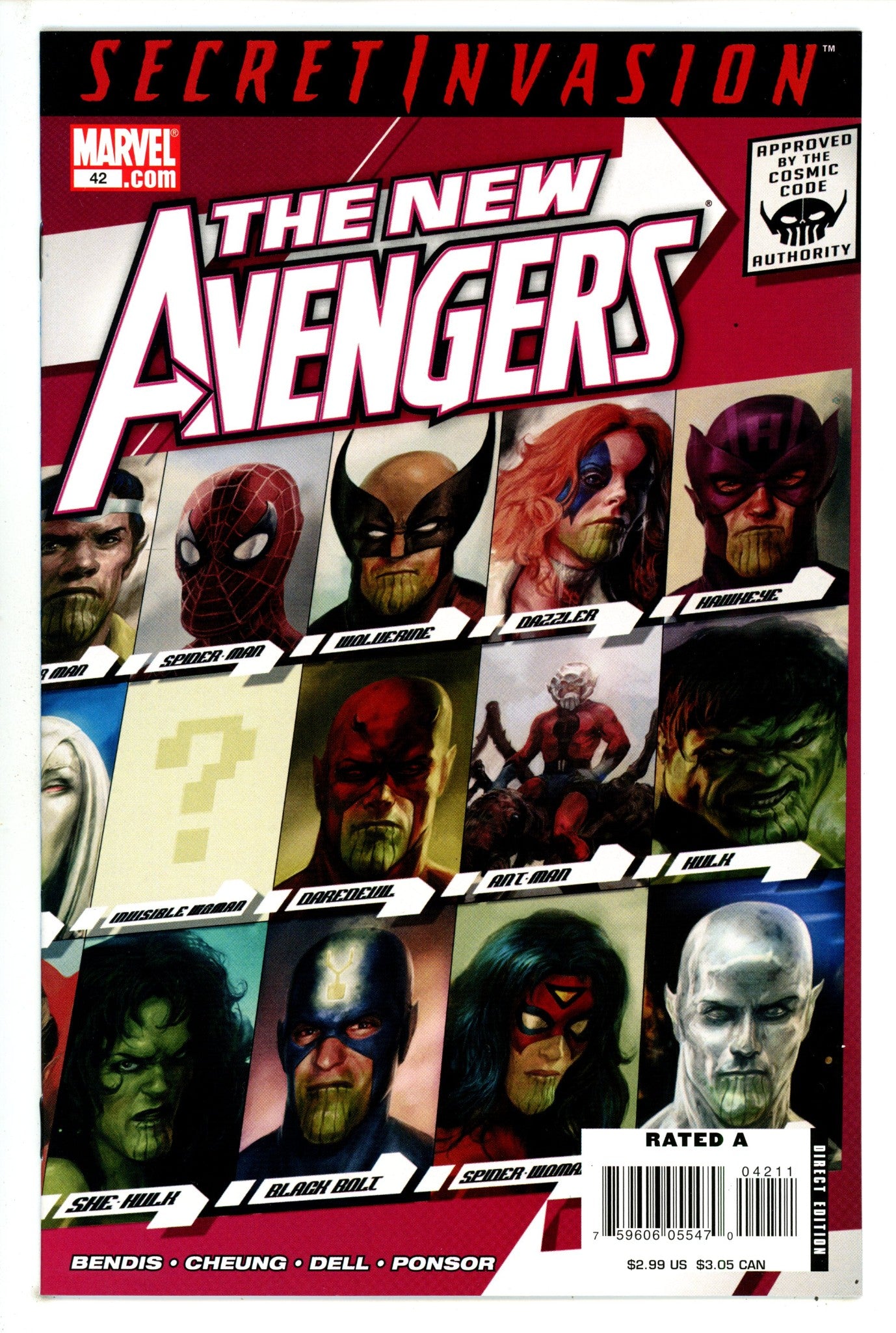 New Avengers Vol 1 42 High Grade (2008) 