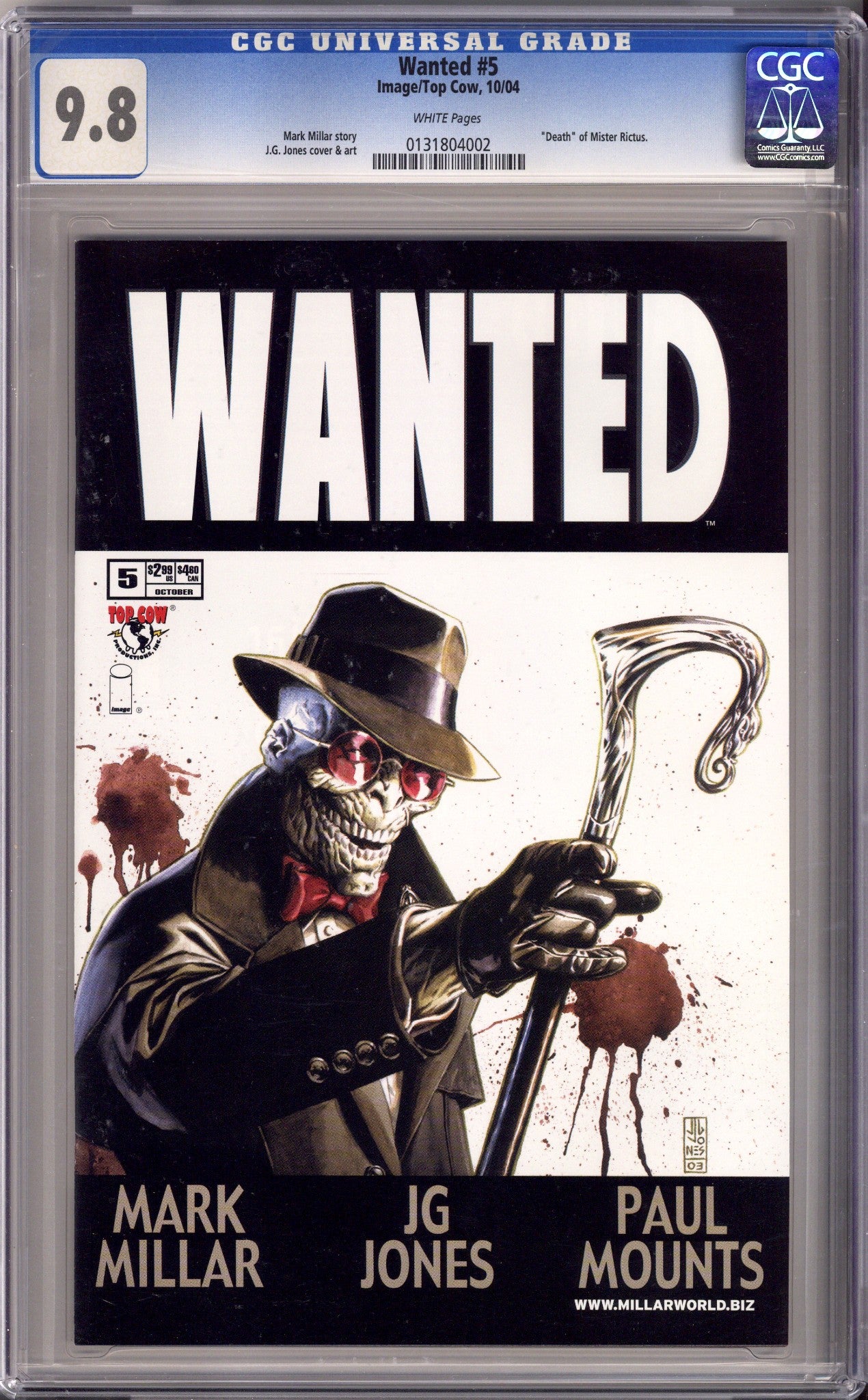 Wanted 5 CGC 9.8 (NM/M) (2004) 