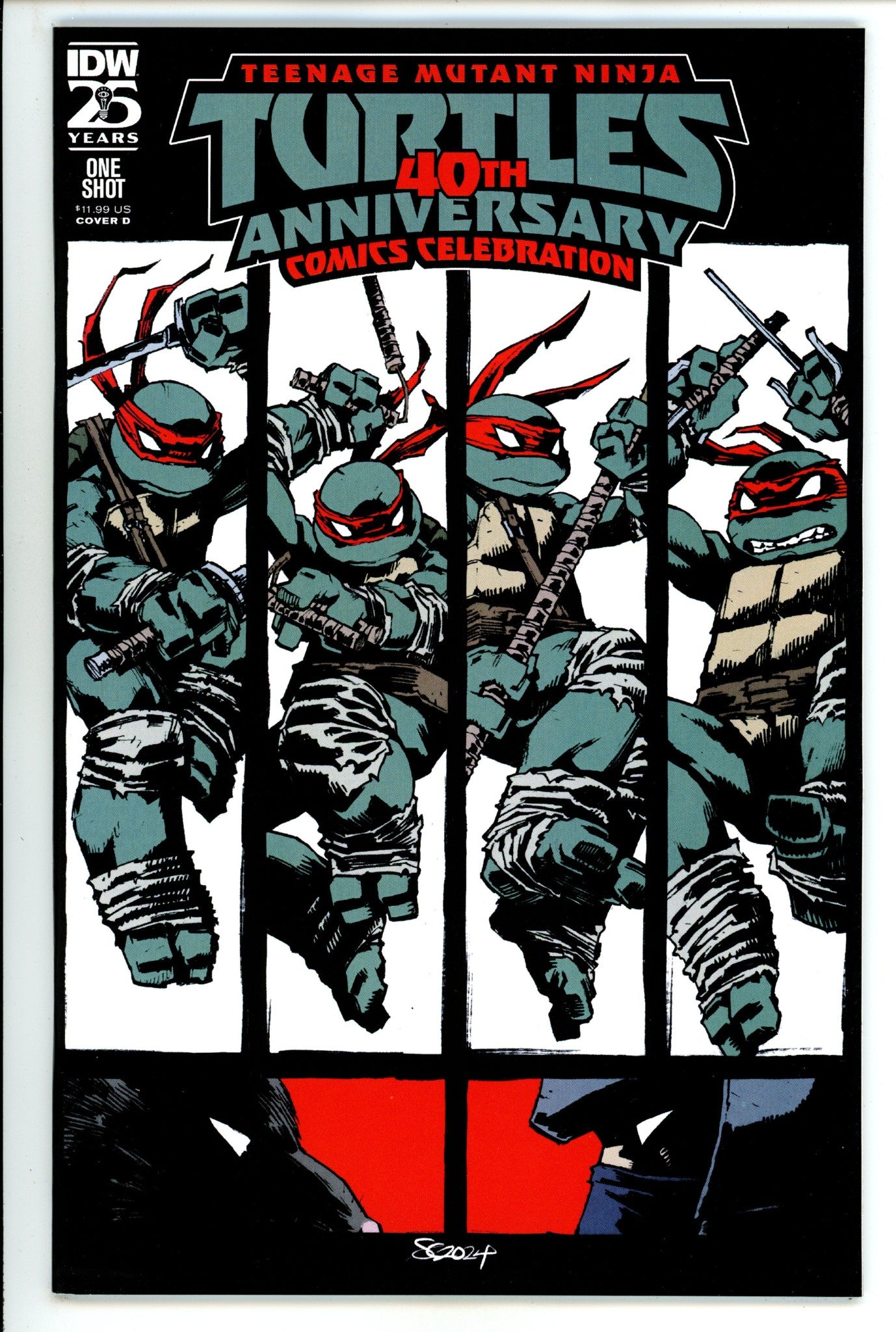 Teenage Mutant Ninja Turtles: 40Th Anniversary Comics Celebration 1 Campbell Variant (2024)