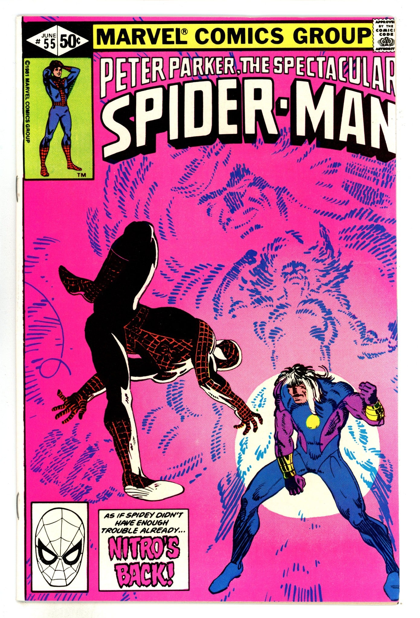 The Spectacular Spider-Man Vol 1 55  FN/VF (7.0)  (1981)  