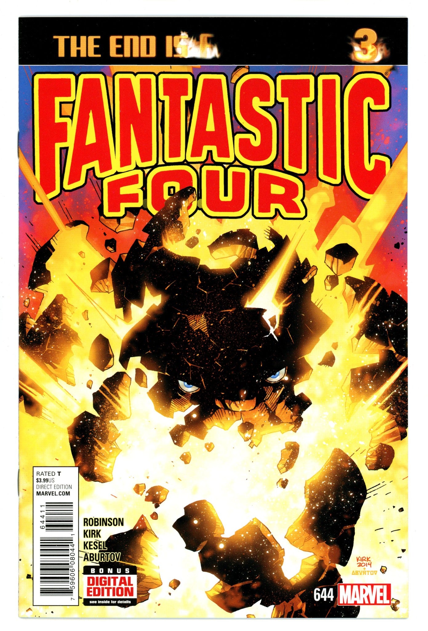 Fantastic Four Vol 5 644 High Grade (2015) 