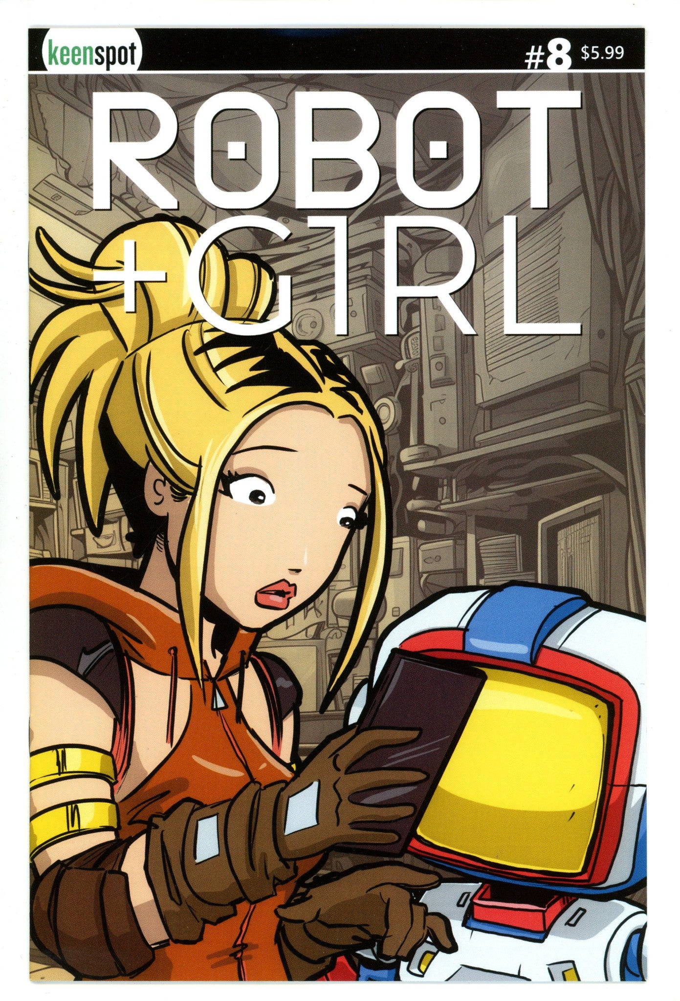 Robot + Girl 8 White Variant (2025)
