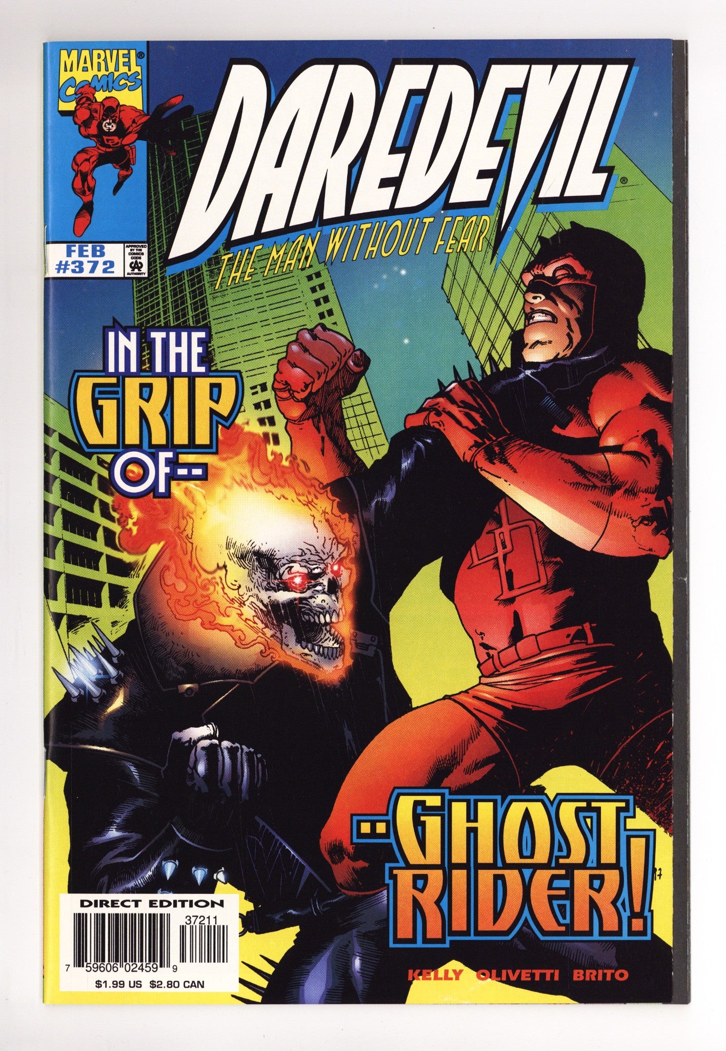 Daredevil Vol 1 372 NM- (9.2) (1998) 