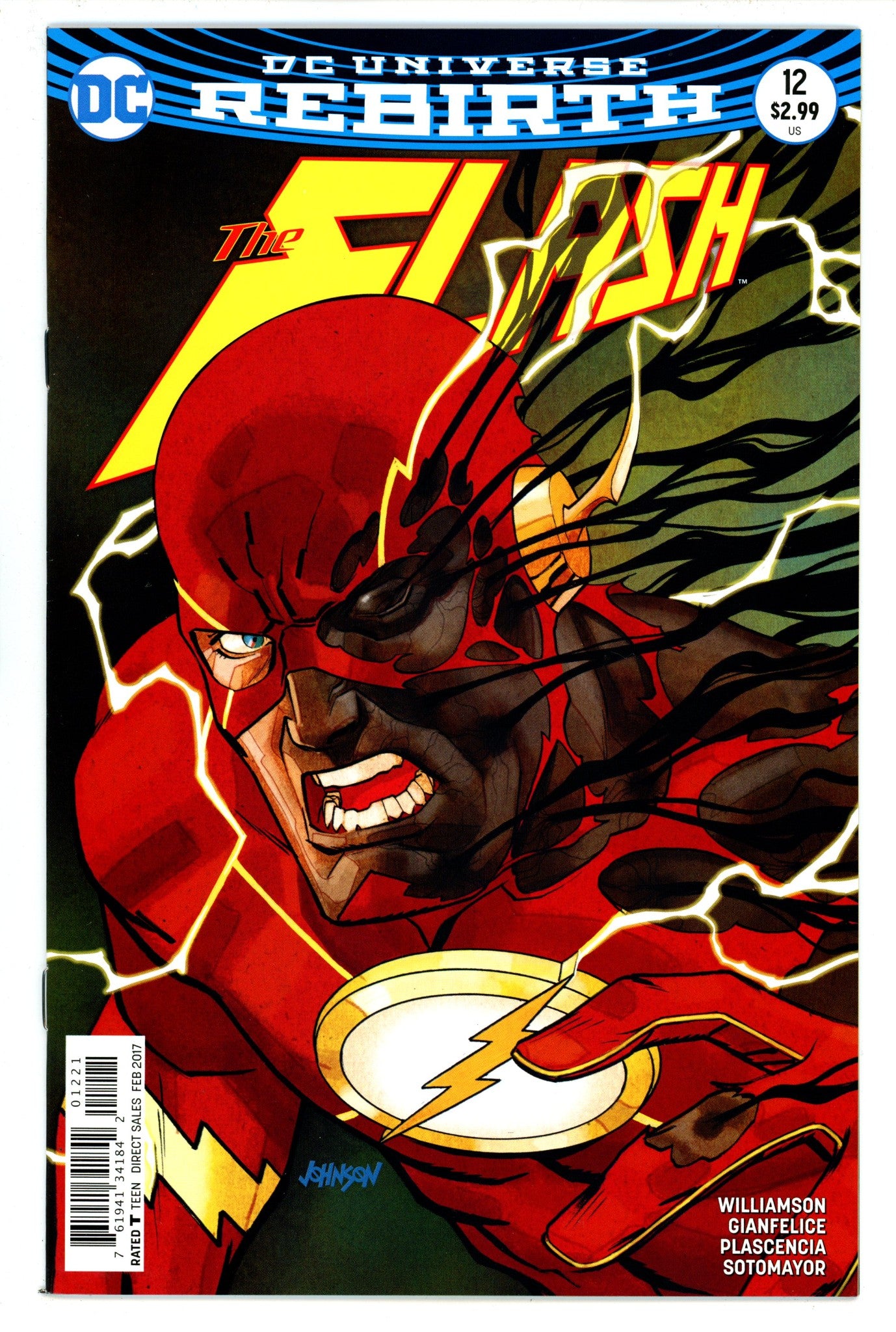 The Flash Vol 5 12 High Grade (2017) Johnson Variant 