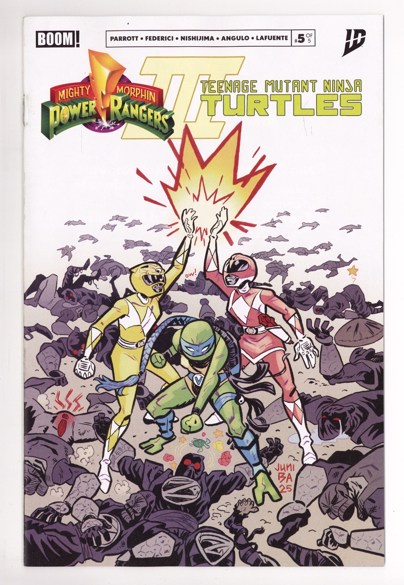 Mighty Morphin Power Rangers/Teenage Mutant Ninja Turtles III 5 Ba Variant (2026)