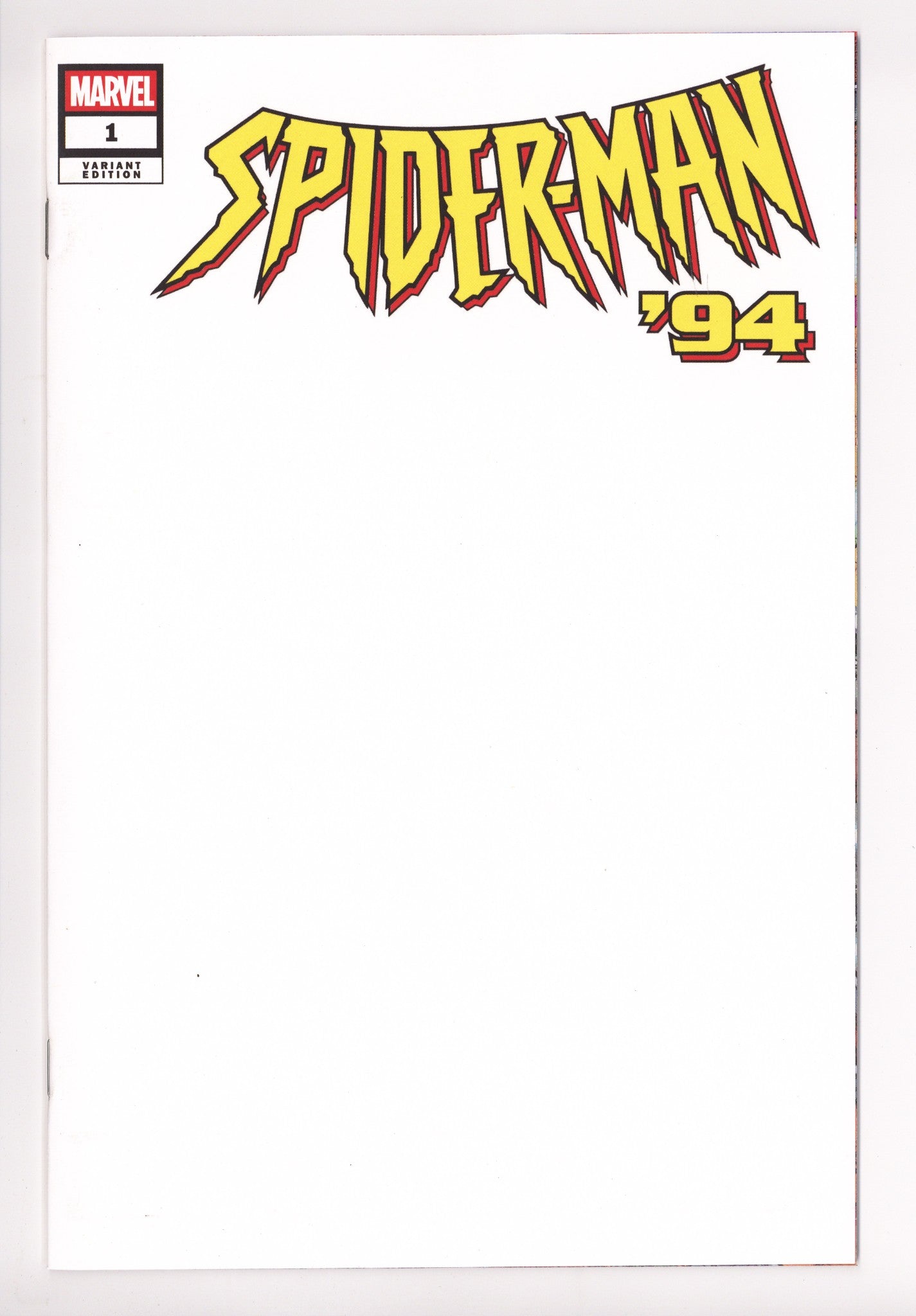 Spider-Man '94 1 Blank Variant (2025)