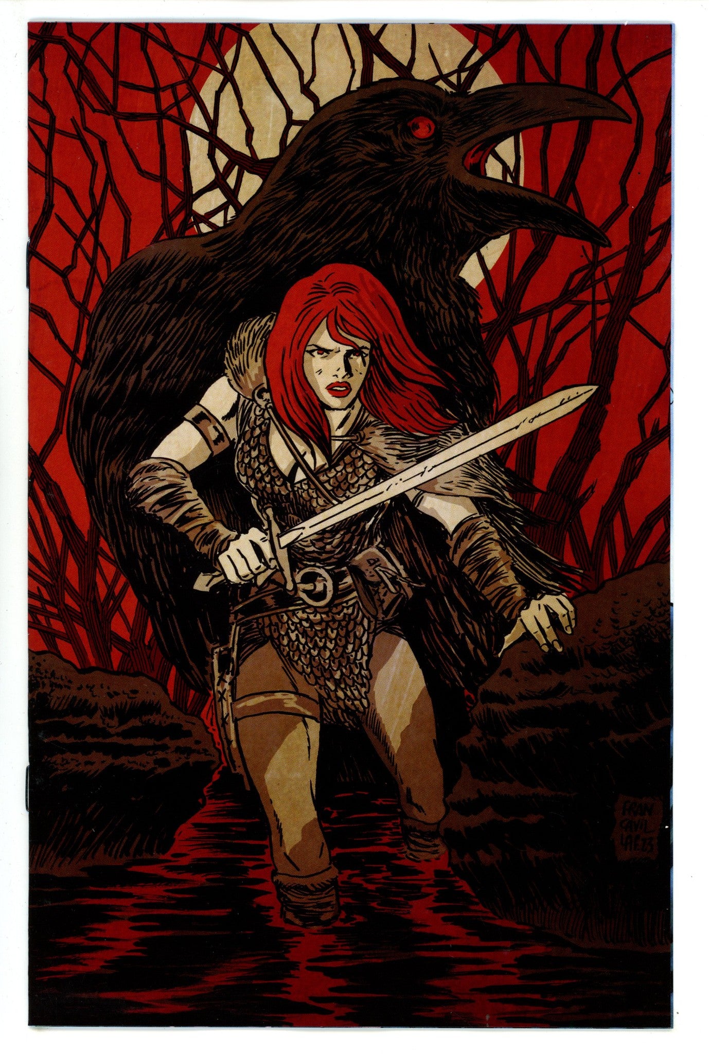 Red Sonja Vol 7 7 Francavilla Virgin Incentive Variant (2024)