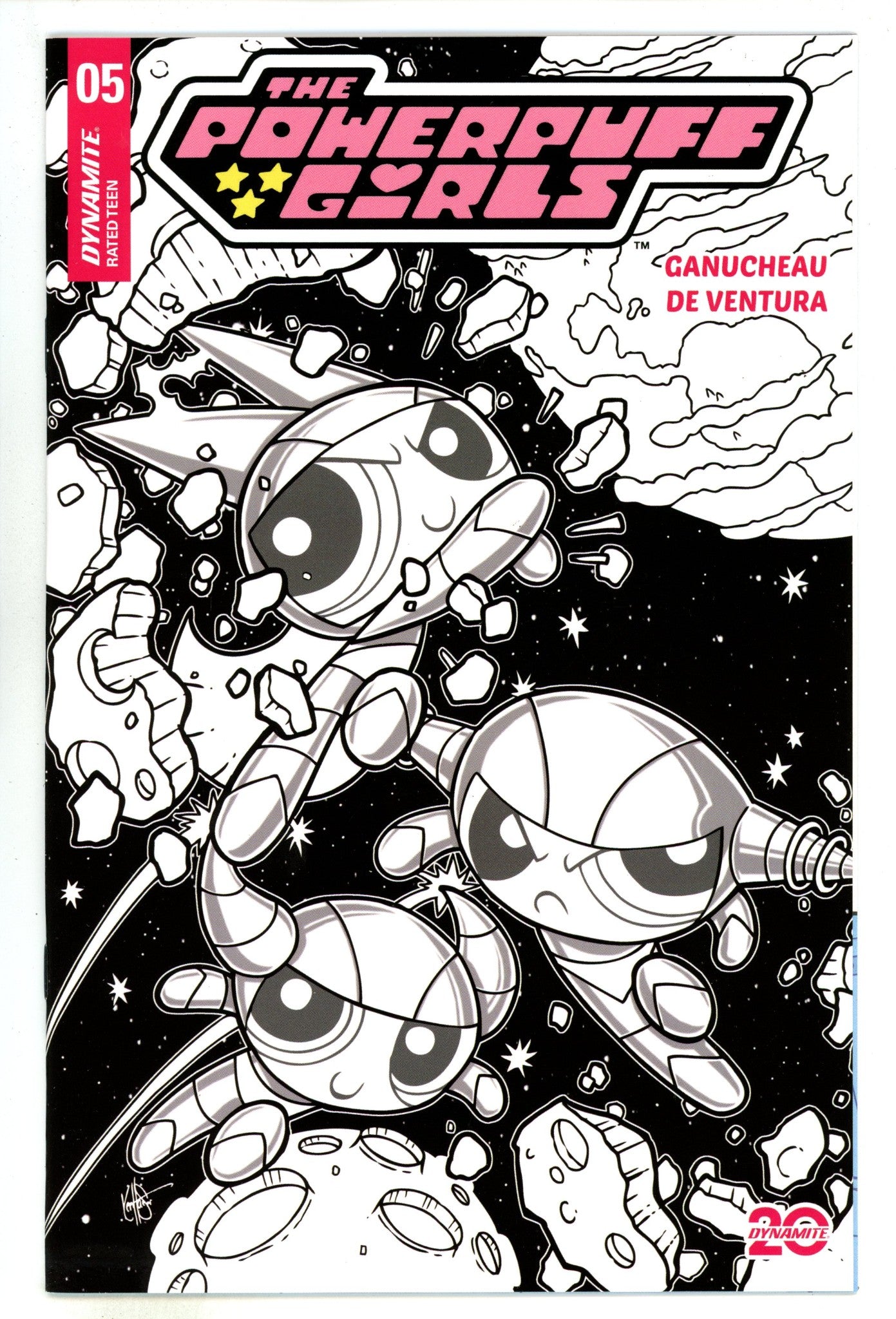 Powerpuff Girls 5 Haeser B&W Incentive Variant (2024)