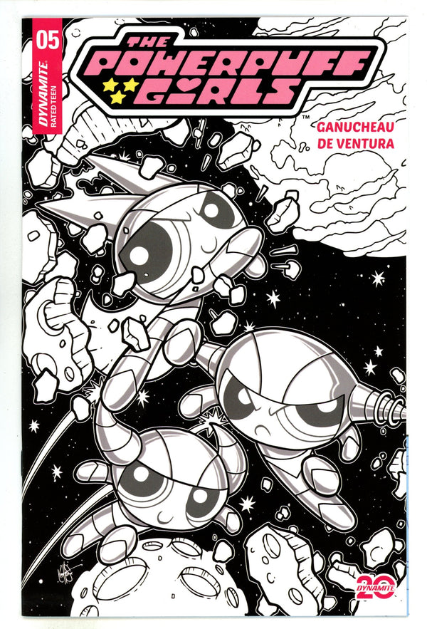 Powerpuff Girls 5 Haeser B&W Incentive Variant (2024)