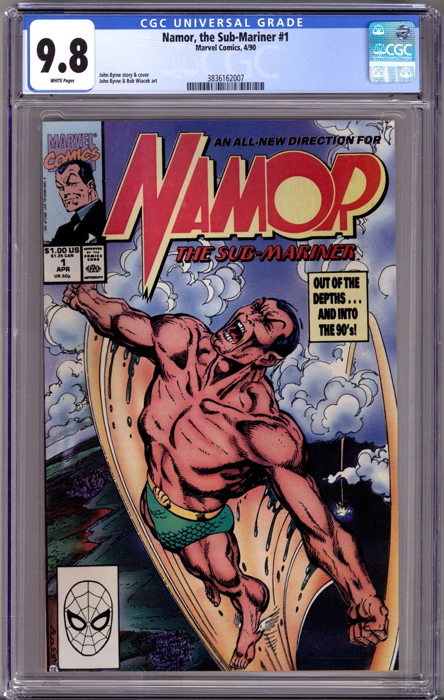 Namor, the Sub-Mariner 1 CGC 9.8 (NM/M) (1990) 