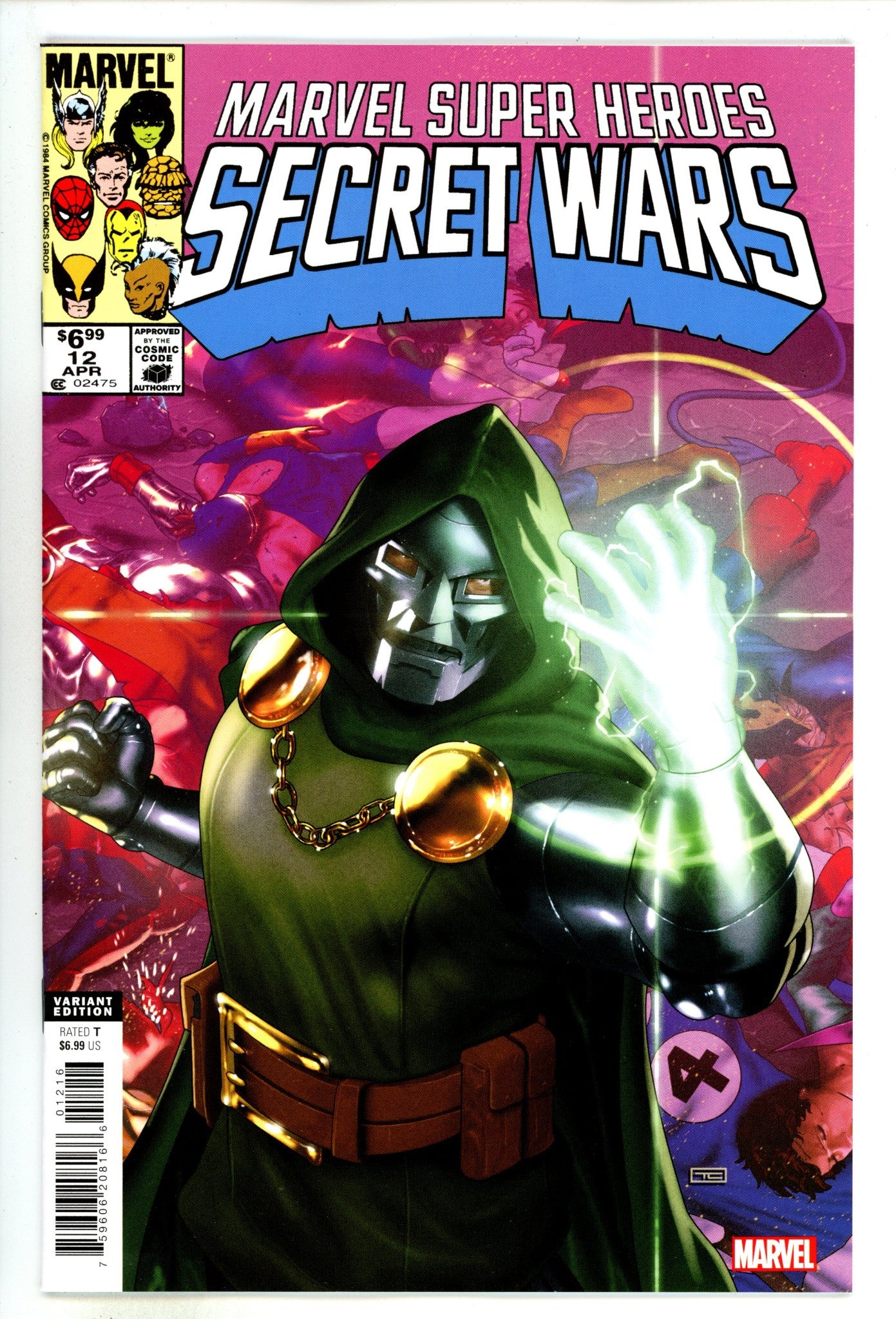 Marvel Super Heroes Secret Wars 12 Clarke Incentive Variant NM (2024)