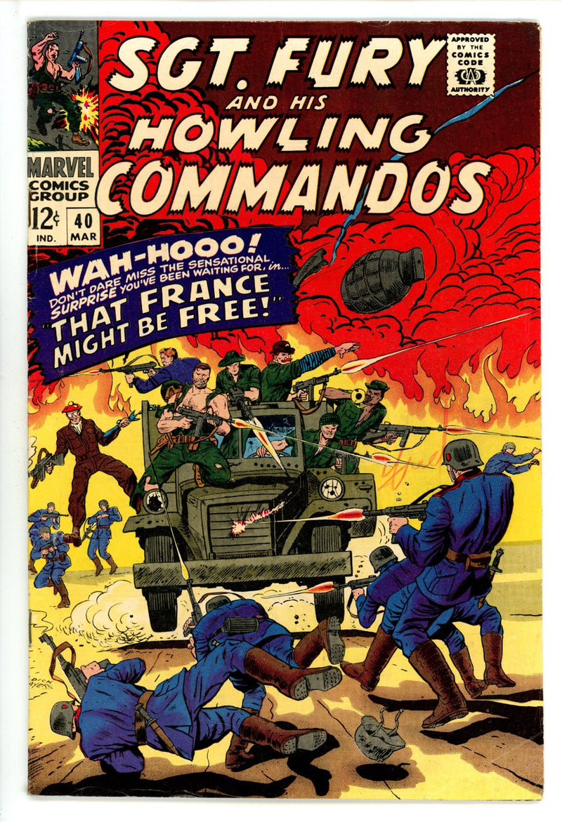 Sgt. Fury 40 FN- (5.5) (1967) 