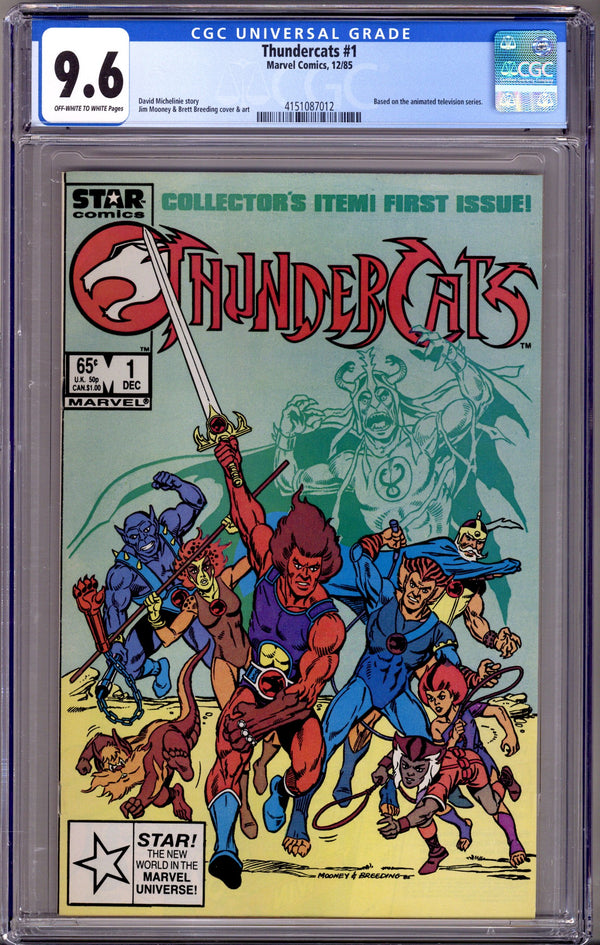 Thundercats 1 CGC 9.6 (NM+) (1985)