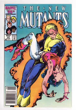 The New Mutants Vol 1 42 VF/NM (9.0) (1986) Canadian Price Variant