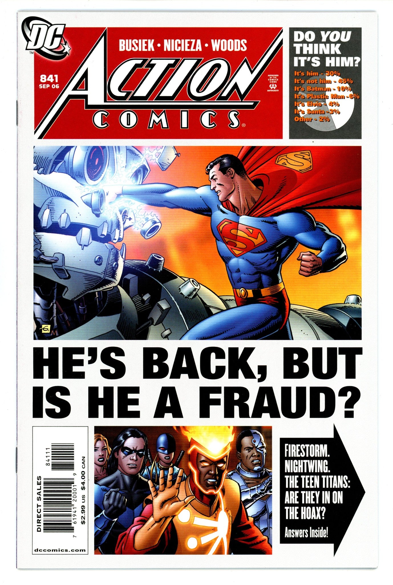 Action Comics Vol 1 841 High Grade (2006) 
