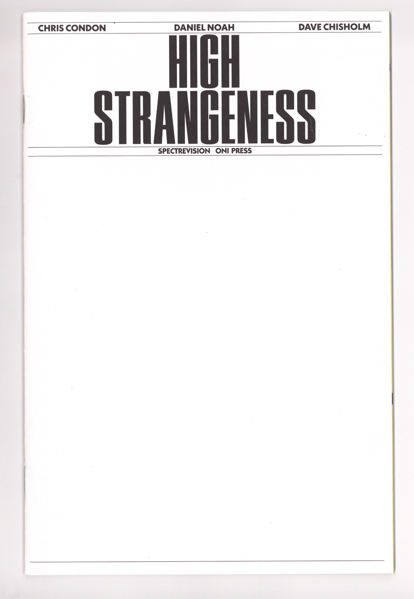 High Strangeness 1 Blank Variant (2025)