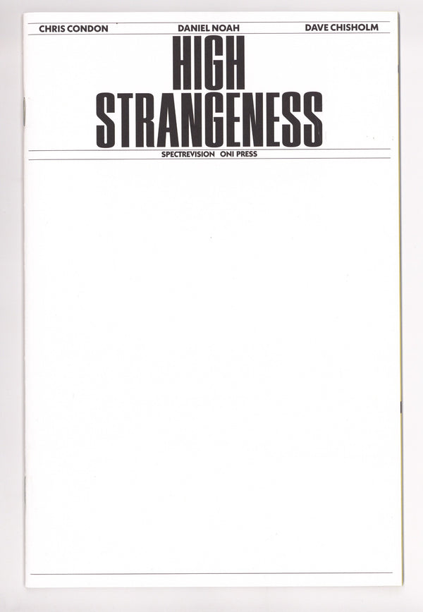 High Strangeness 1 Blank Variant (2025)
