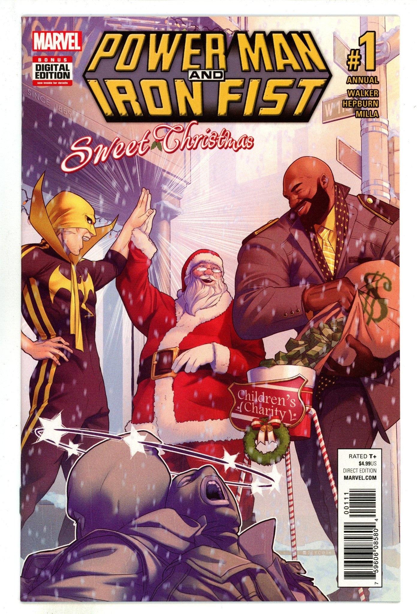 Power Man and Iron Fist: Sweet Christmas Annual 1 High Grade (2017) 