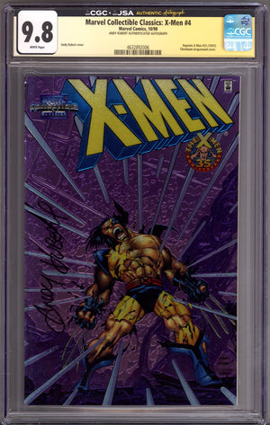 Marvel Collectible Classics: X-Men 4 CGC 9.8 (NM/M) (1998) Signed x1 Cover Andy Kubert