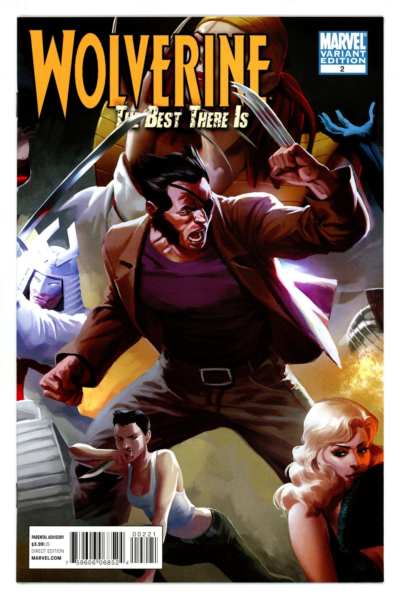 Wolverine: The Best There Is 2 NM- (9.2) (2011) Djurdjevic Incentive Variant 