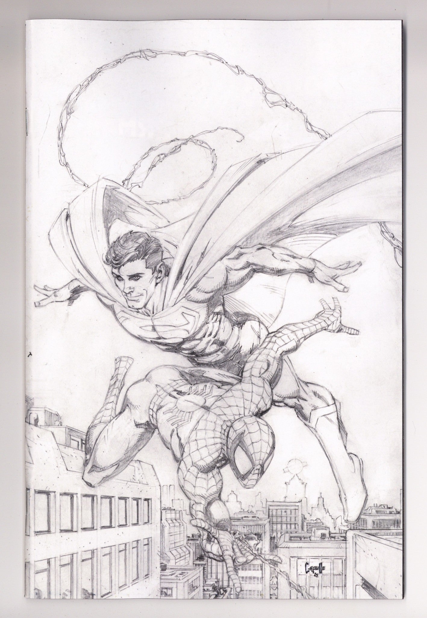 Marvel / DC: Spider-Man / Superman  1 Capullo  B&W Virgin Incentive NM  (2026)