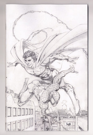 Marvel / DC: Spider-Man / Superman 1 Capullo B&W Virgin Incentive NM (2026)