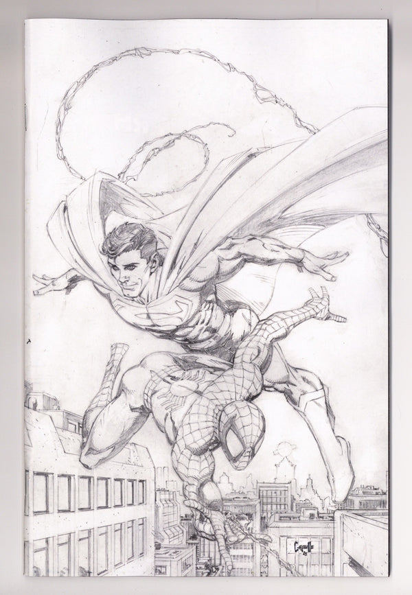 Marvel / DC: Spider-Man / Superman 1 Capullo B&W Virgin Incentive NM (2026)
