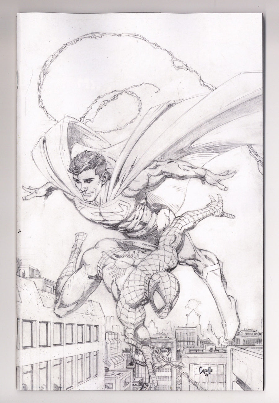 Marvel / DC: Spider-Man / Superman  1 Capullo  B&W Virgin Incentive NM  (2026)