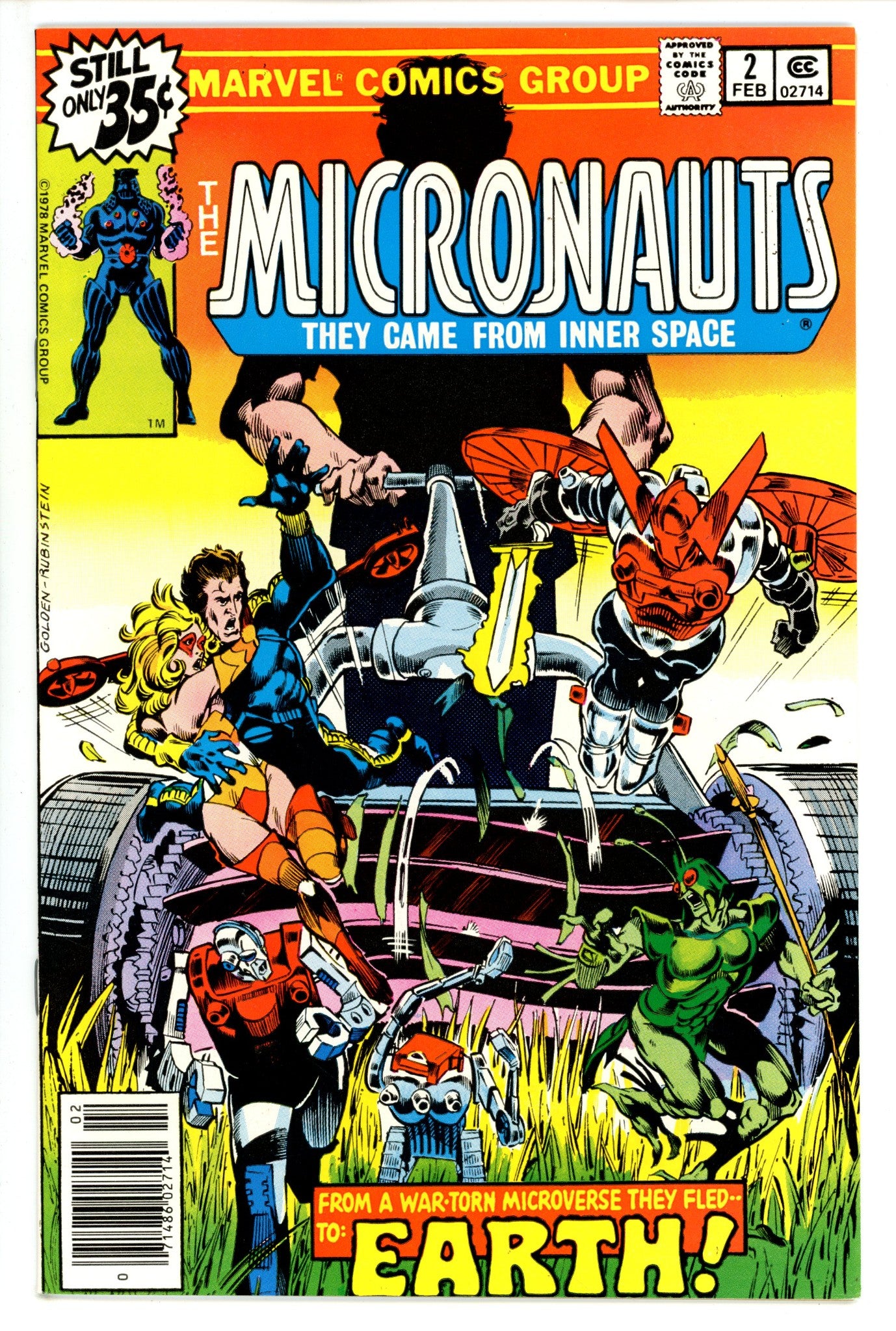 Micronauts Vol 1 2 Newsstand VF/NM (1979)