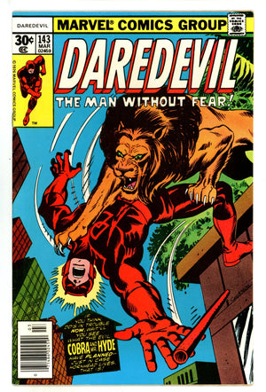 Daredevil Vol 1 143 VF (8.0) (1977) 