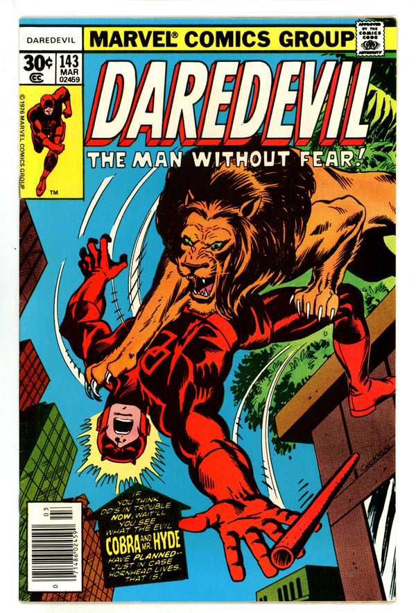 Daredevil Vol 1 143 VF (8.0) (1977)