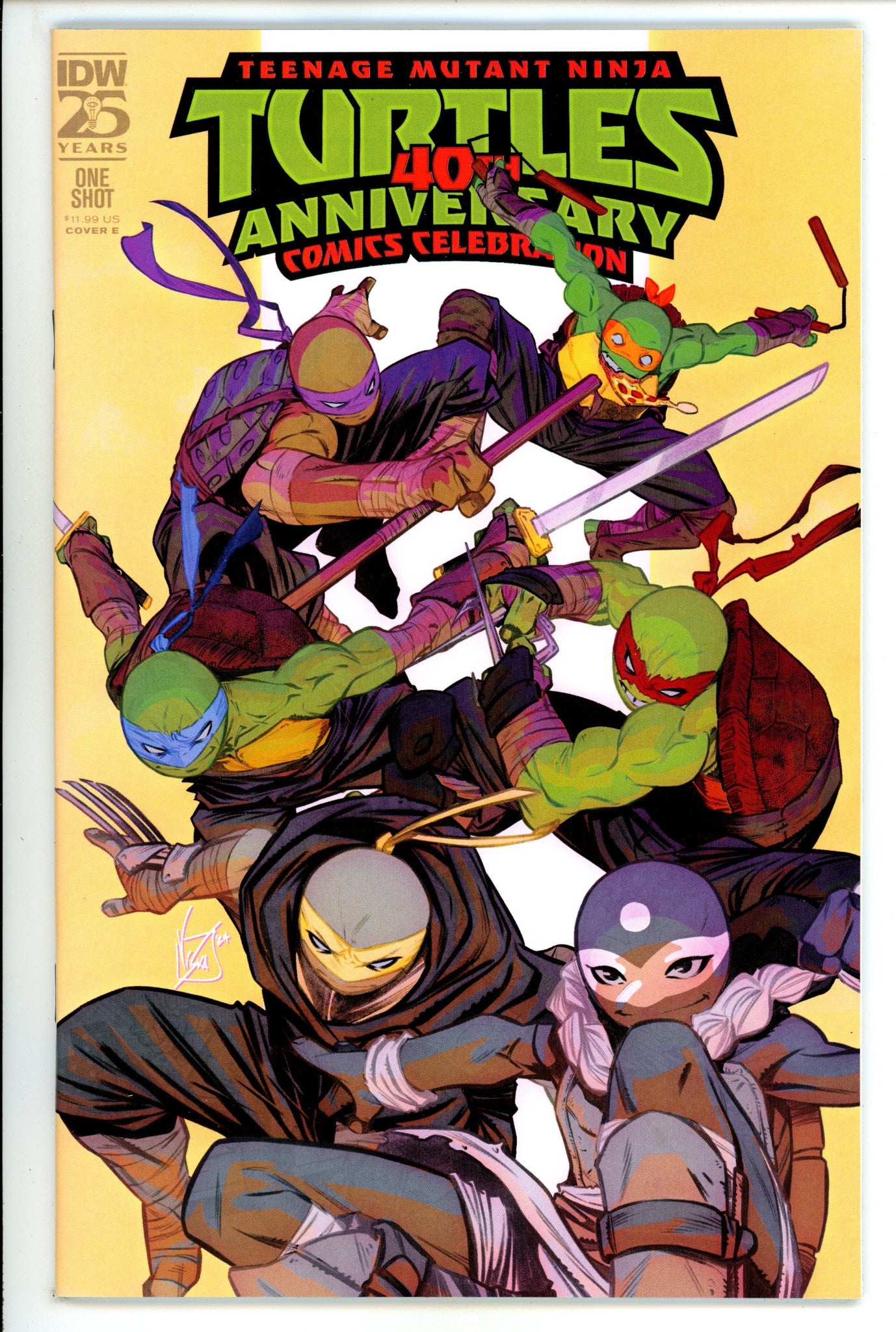 Teenage Mutant Ninja Turtles: 40Th Anniversary Comics Celebration 1 Federici Variant (2024)