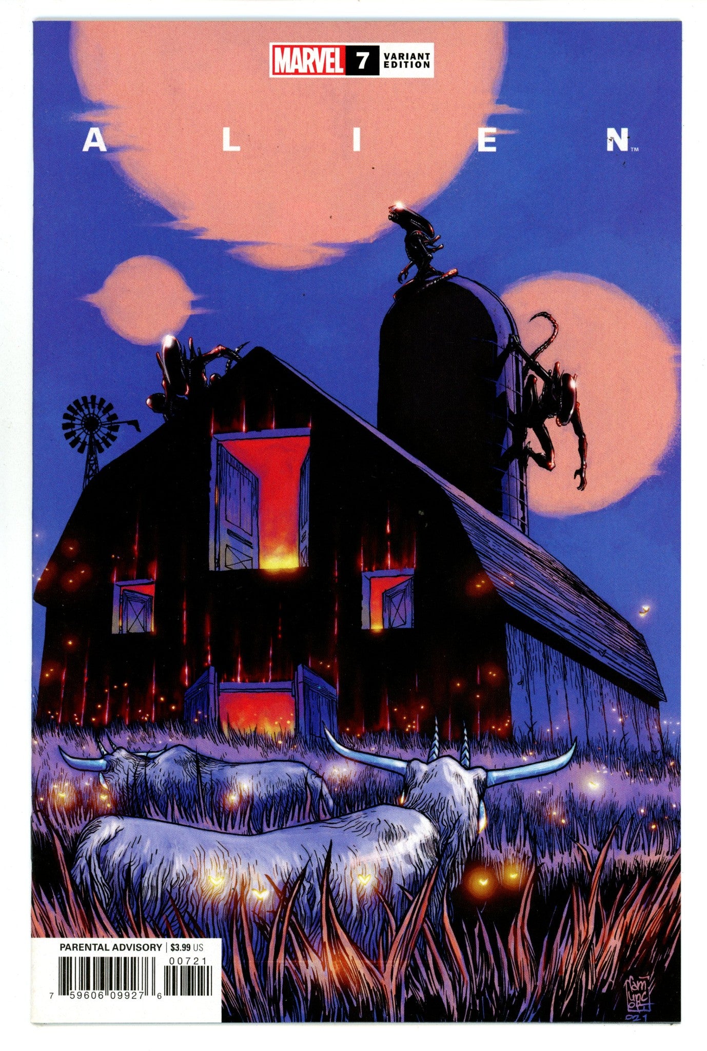 Alien Vol 1 7  Mid Grade   (2021) Camuncoli     Variant  