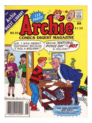 Archie Comics Digest 95 Mid Grade (1989) Canadian Price Variant