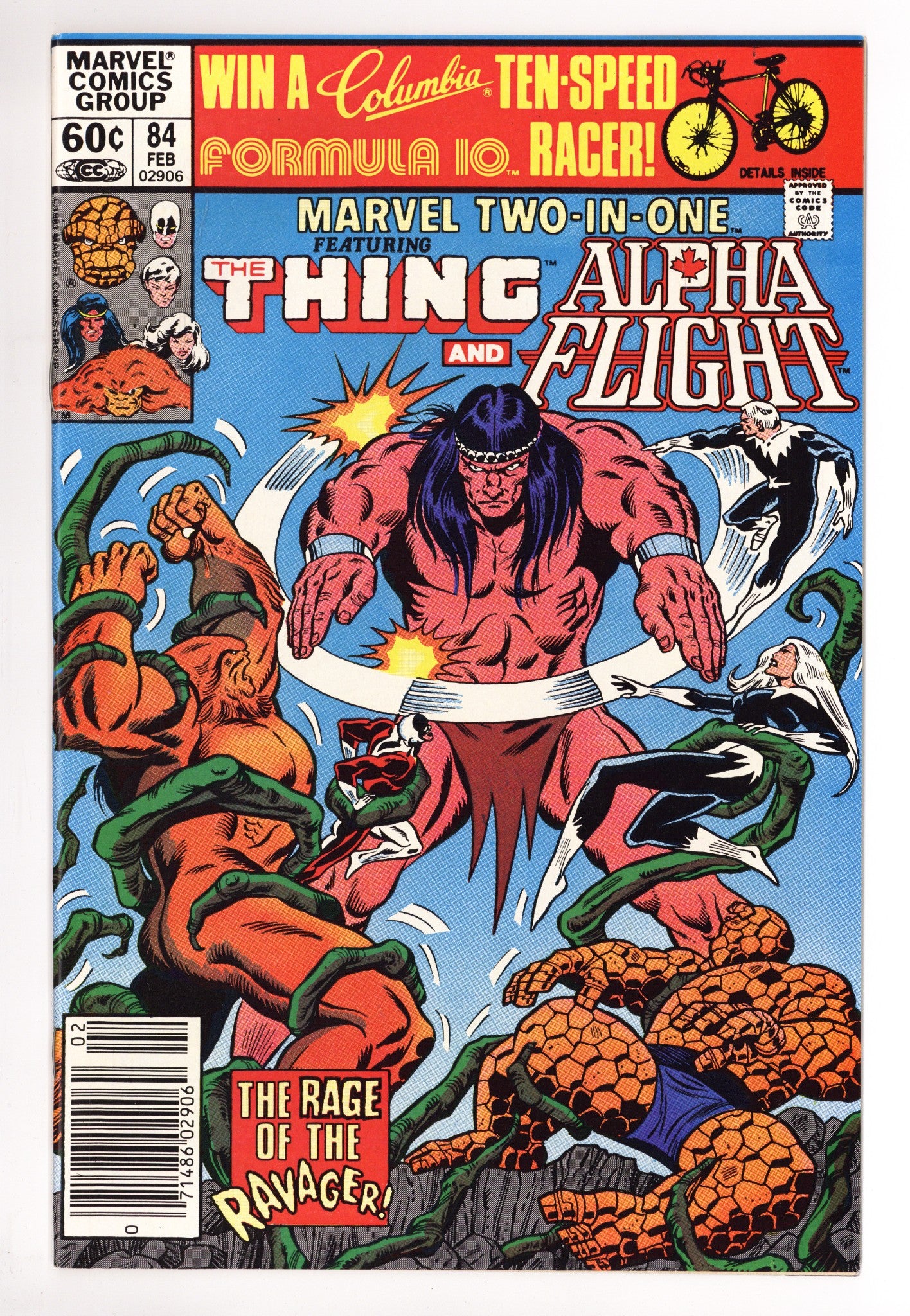 Marvel Two-in-One Vol 1 84 High Grade (1982) Newsstand 