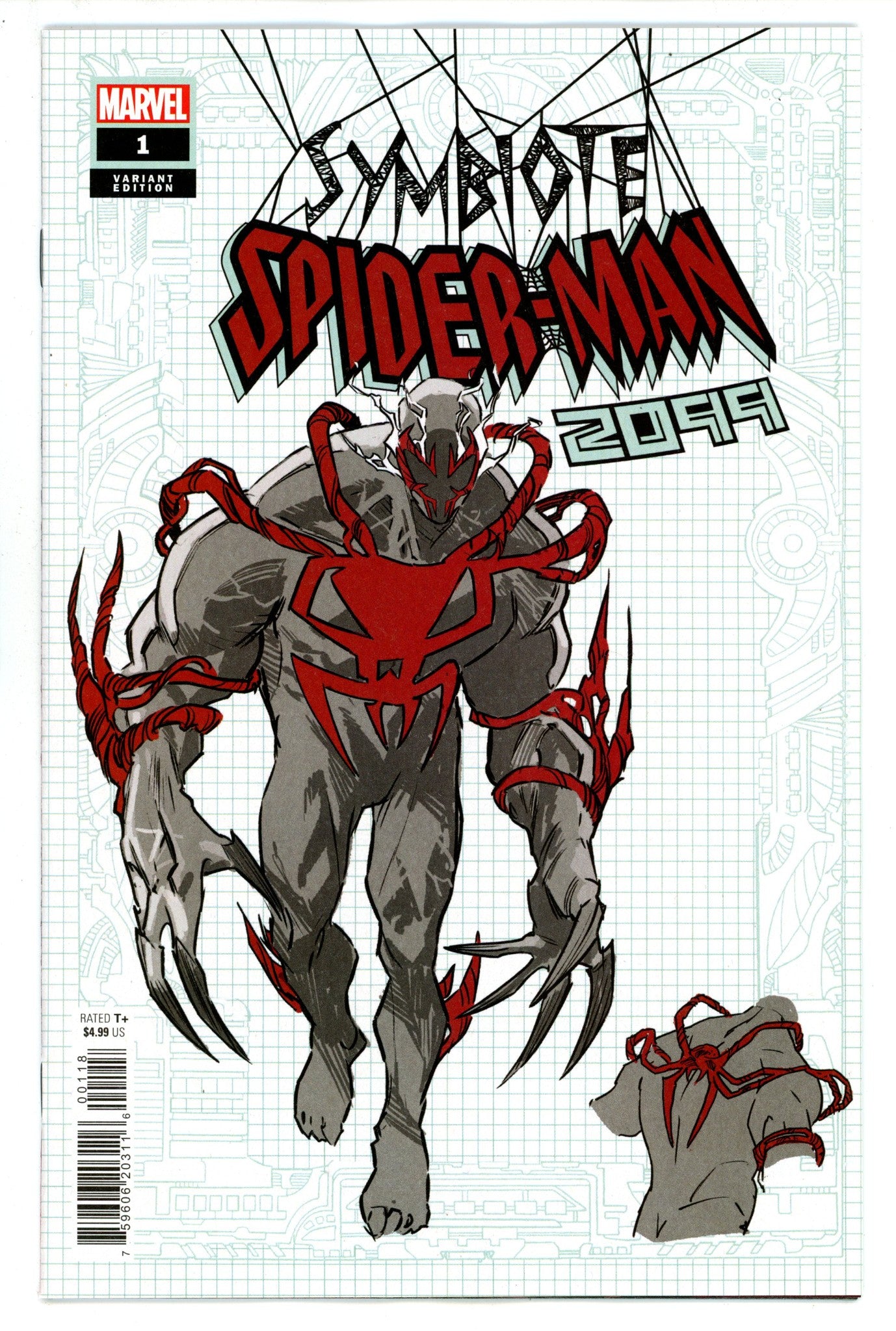 Symbiote Spider-Man 2099 1 AntÃ´nio Design Incentive Variant NM- (2024)