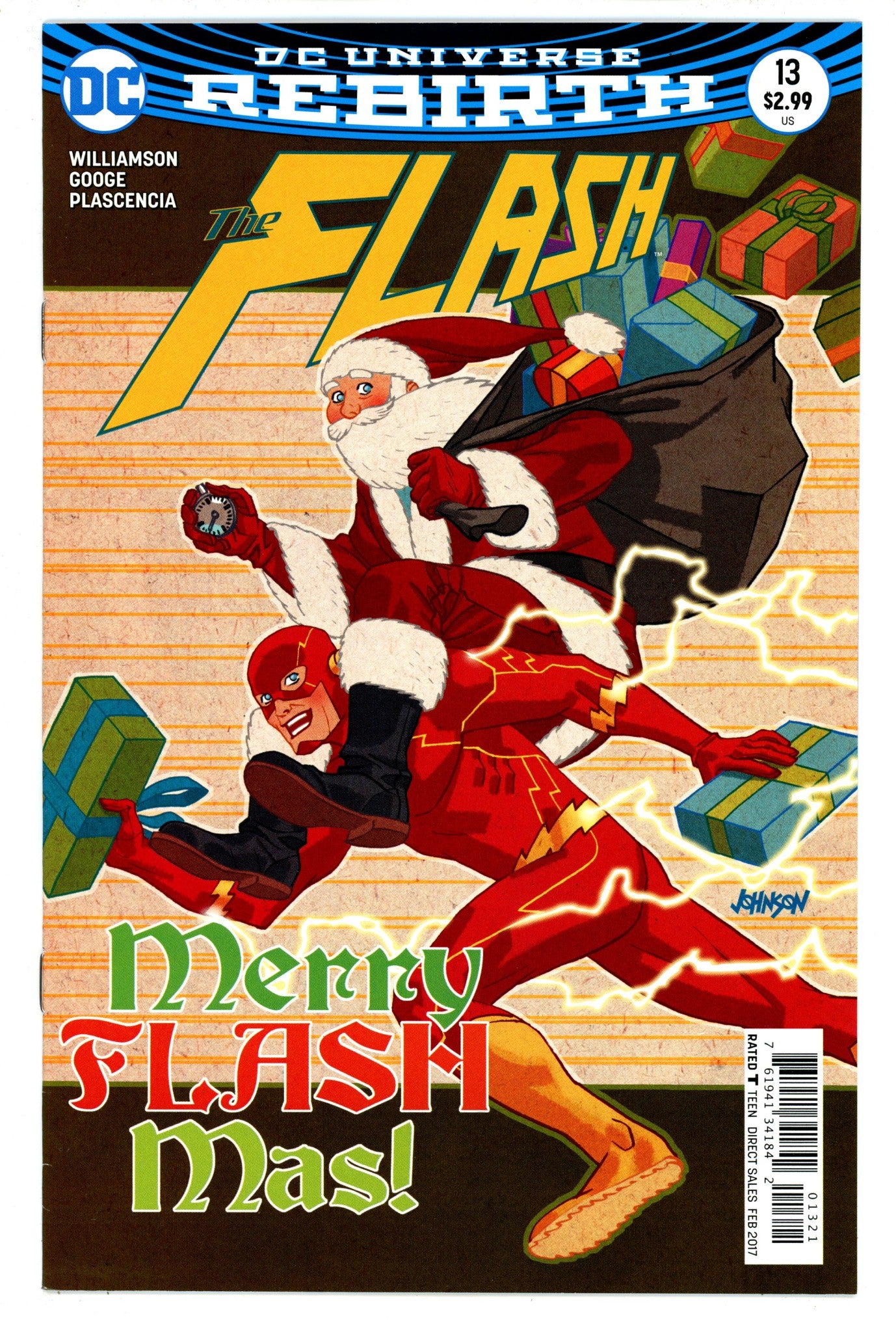 The Flash Vol 5 13 High Grade (2017) Johnson Variant 
