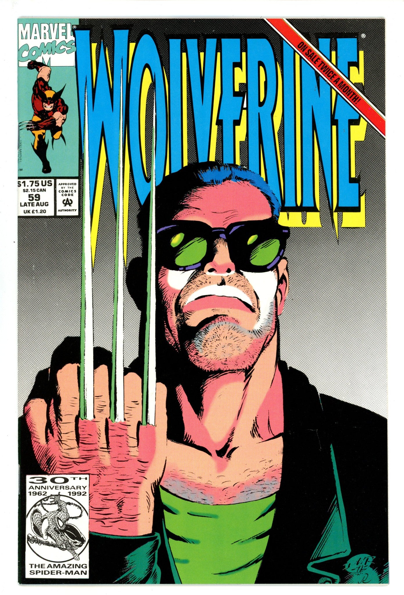 Wolverine Vol 2 59 NM- (9.2) (1992) 