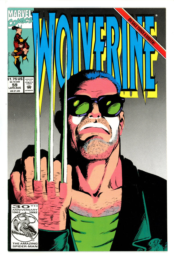 Wolverine Vol 2 59 NM- (9.2) (1992)