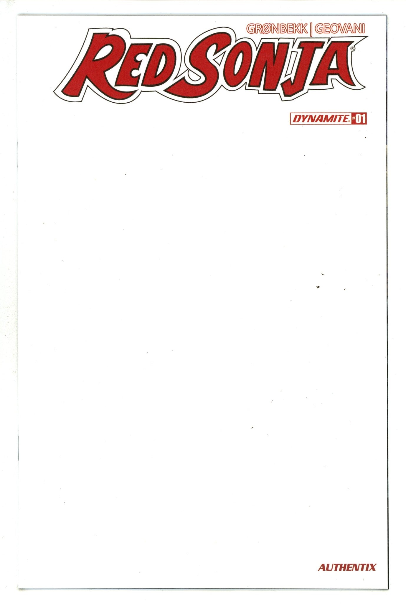 Red Sonja Vol 7 1 B&W Variant (2023)