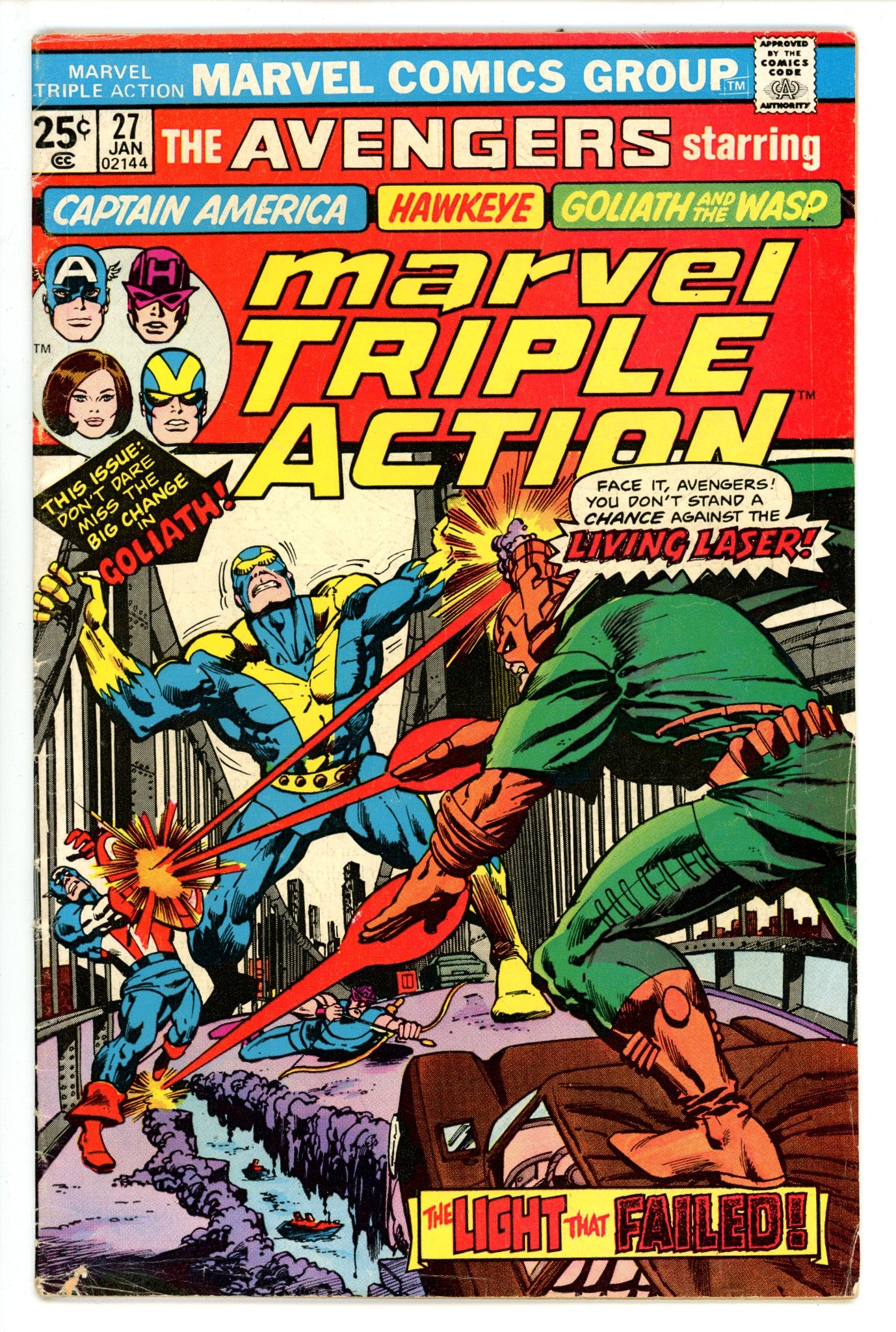 Marvel Triple Action Vol 1 27 Low Grade (1976) 