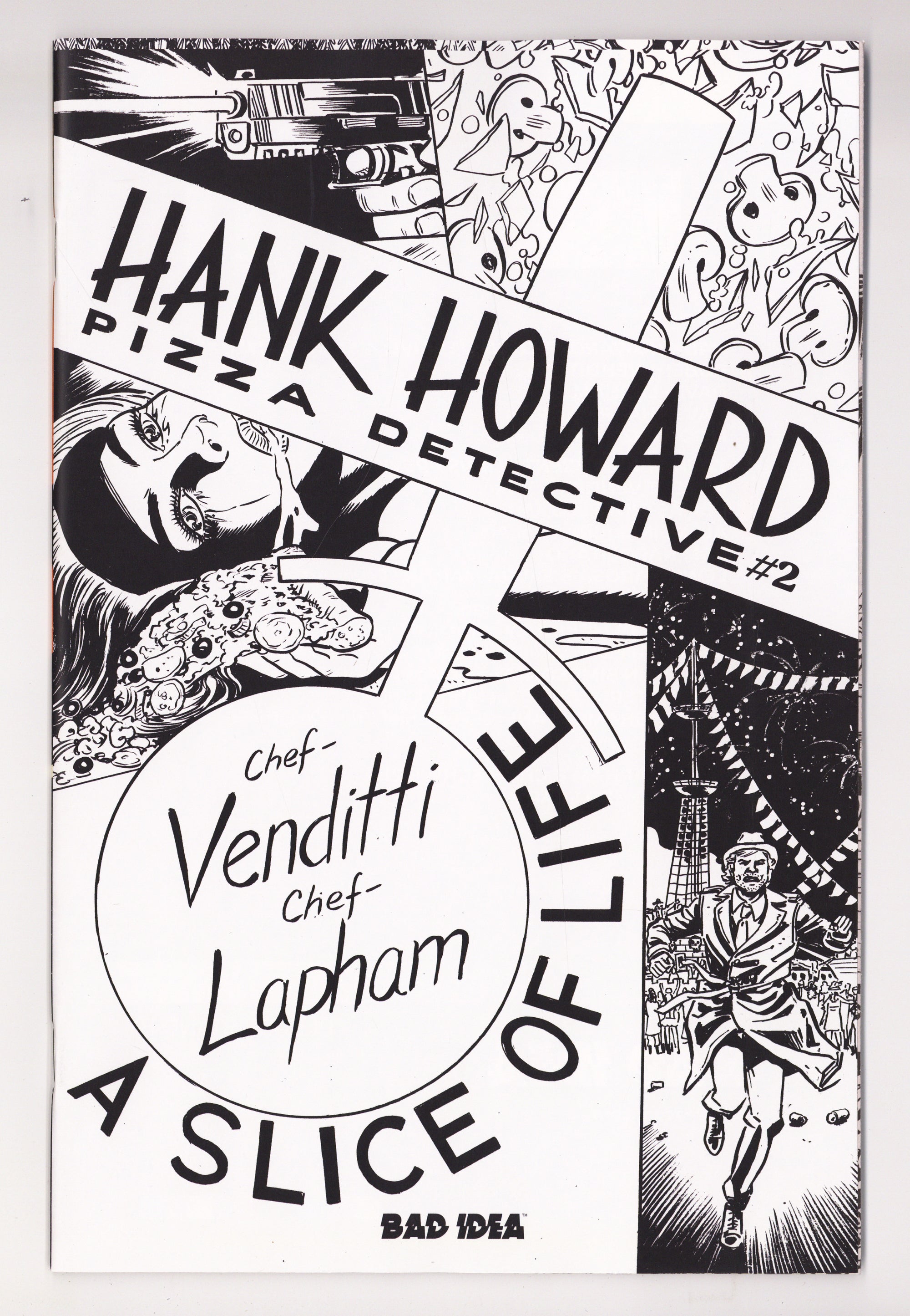 Hank Howard Pizza Detective A Slice Of Life 2 Lapham B&W Incentive NM- (2026)