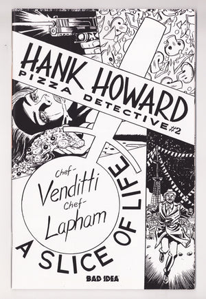 Hank Howard Pizza Detective A Slice Of Life 2 Lapham B&W Incentive NM- (2026)