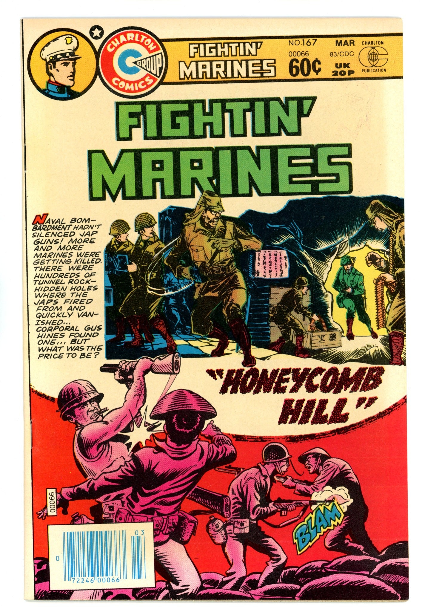 Fightin' Marines 167 VF+ (8.5) (1983) 