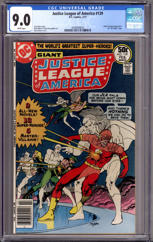 Justice League of America Vol 1 139 CGC 9.0 (VF/NM) (1977)