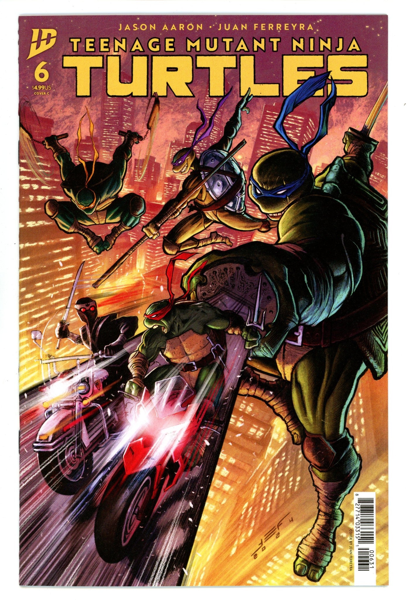 Teenage Mutant Ninja Turtles Vol 6 6 Ferreyra Variant (2025)